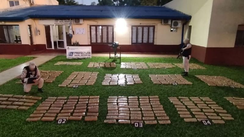 Cayeron con más de 400 kilos de droga en el Río Paraná