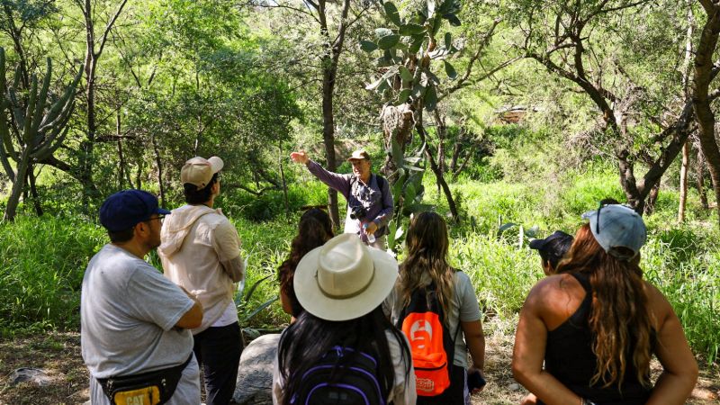 Exitosa travesía para descubrir la flora y la fauna de La Quebrada