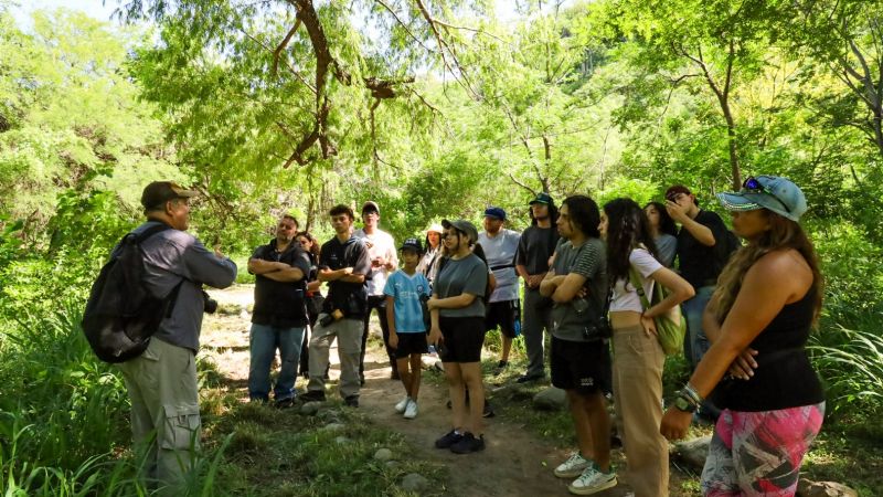 Exitosa travesía para descubrir la flora y la fauna de La Quebrada