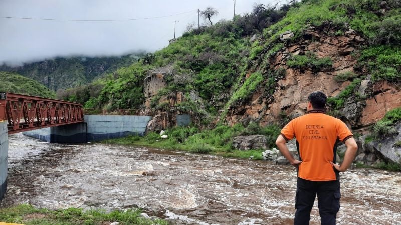 Protección Civil monitorea el aumento de caudal en ríos del Valle Central