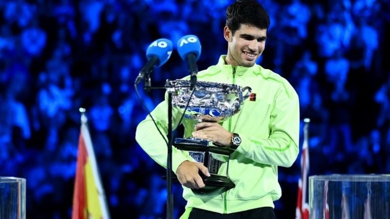 Carlos Alcaraz, campeón del Australian Open