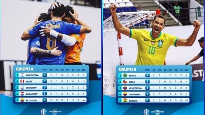 Argentina en la final de la Copa América de futsal