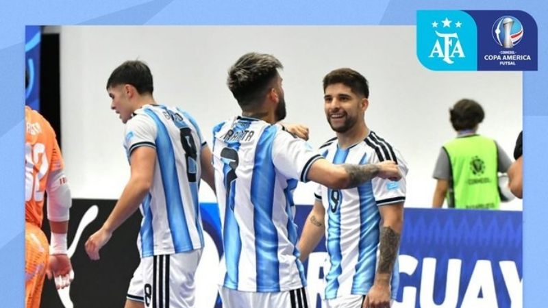 Argentina en la final de la Copa América de futsal