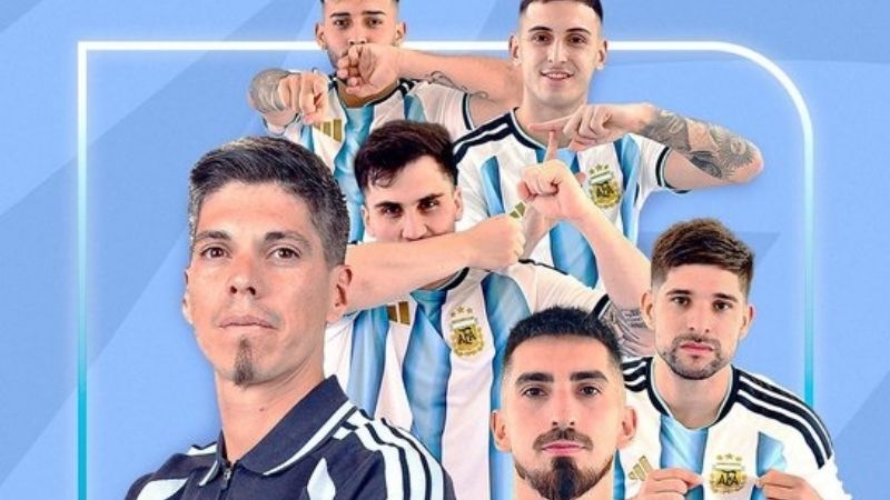 Argentina en la final de la Copa América de futsal