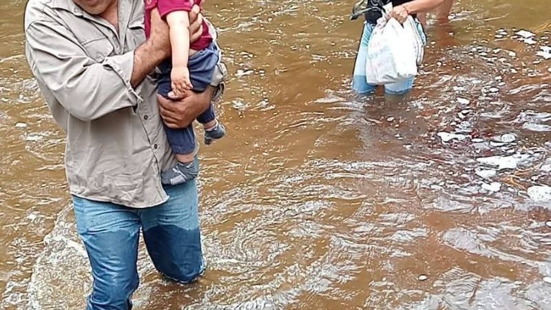 La tormenta causó estragos en Ancasti