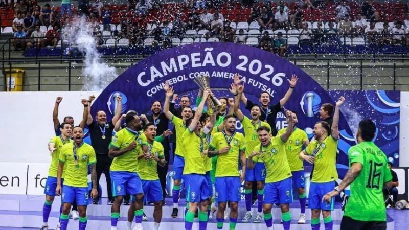 Brasil, campeón en la Copa América de Fútsal