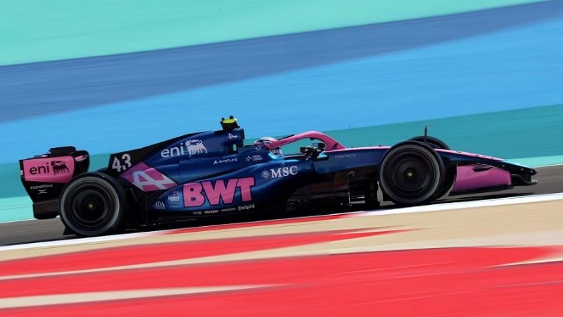 Franco Colapinto terminó último en Bahrein
