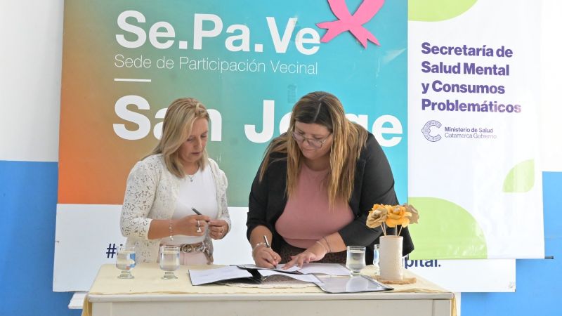 Salud y Centros Vecinales acompañarán a vecinos en temas de salud mental