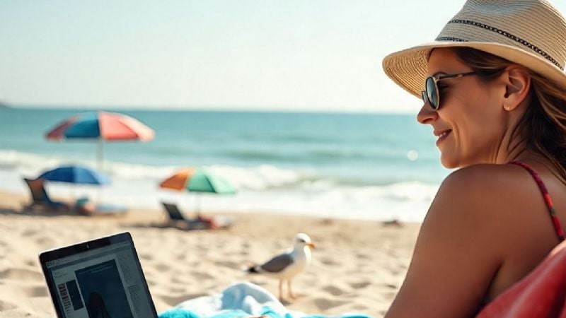 El 62% de los argentinos no logra desconectarse del trabajo durante sus vacaciones