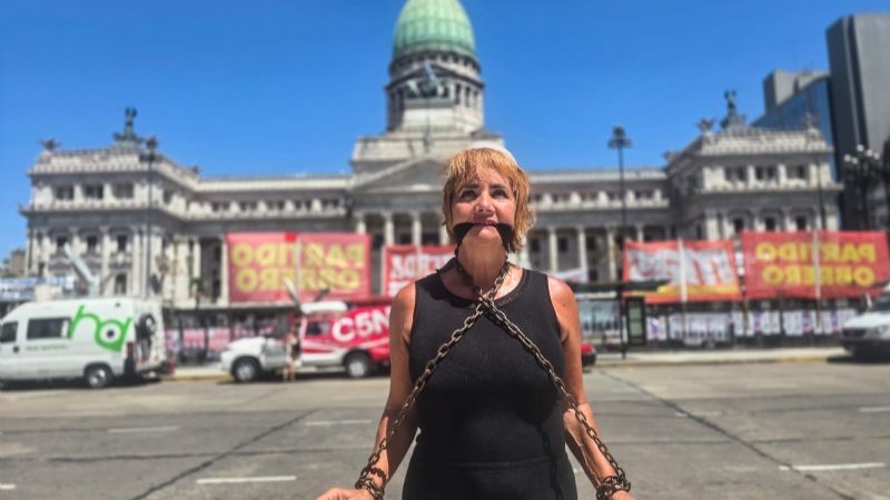 Nancy Pazos se manifestó contra la reforma laboral