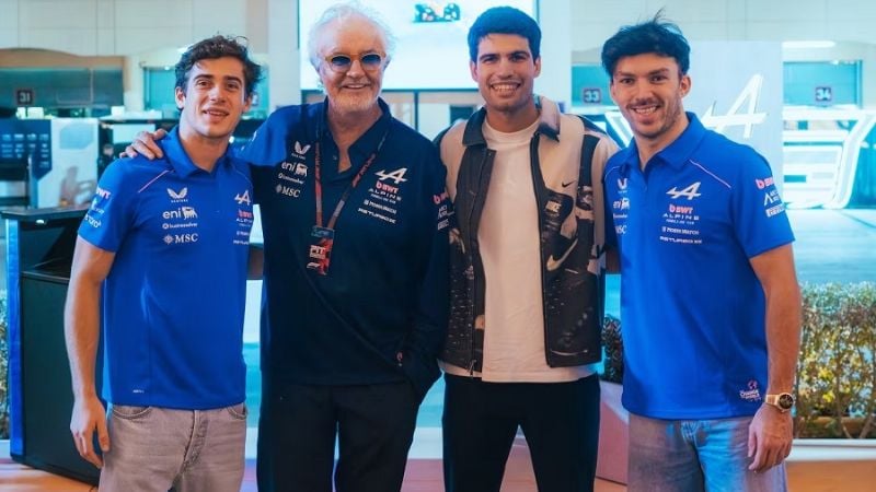 Colapinto mejoró en la última práctica de Bahrein