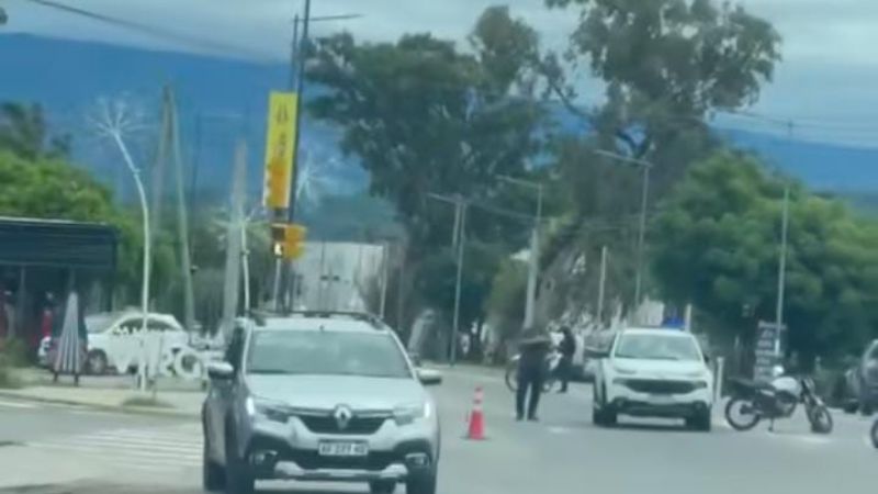 Motociclista herido en un siniestro vial