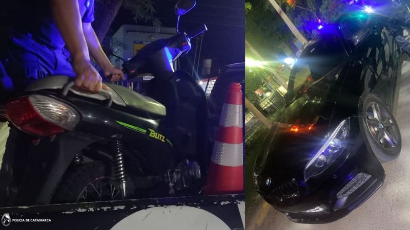 Operativo de seguridad dejó personas detenidas y hasta un BMW secuestrado