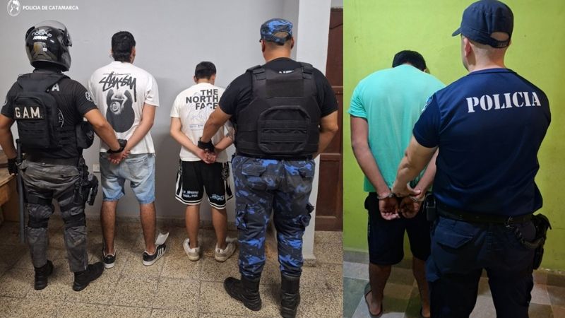 Operativo de seguridad dejó personas detenidas y hasta un BMW secuestrado