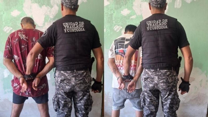 Dos hombres fueron trasladados al Servicio Penitenciario