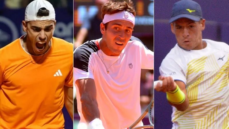 Tres argentinos en las semifinales del Argentina Open