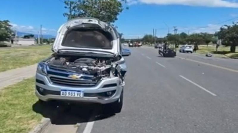 Pudo ser una tragedia: se desprendió un carro y provocó un choque múltiple