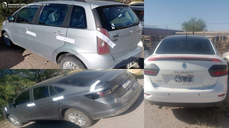Secuestran tres automóviles por alcoholemia positiva