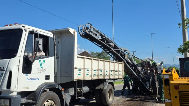 Continúan los trabajos de fresado en avenida Los Legisladores