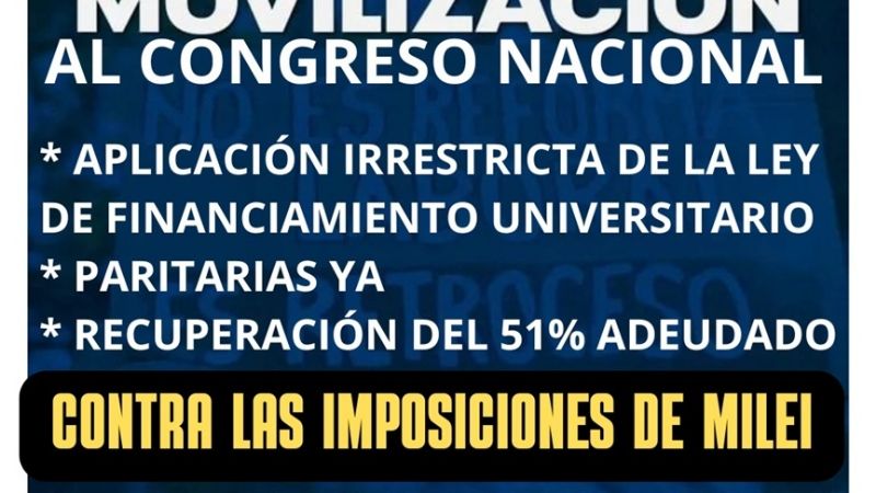Todos los gremios educativos adhieren al paro