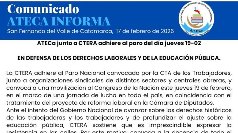Todos los gremios educativos adhieren al paro