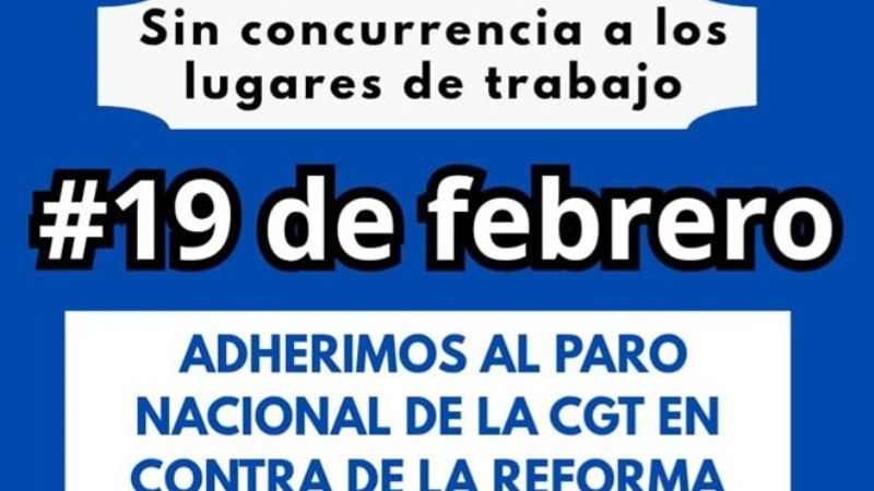 Todos los gremios educativos adhieren al paro