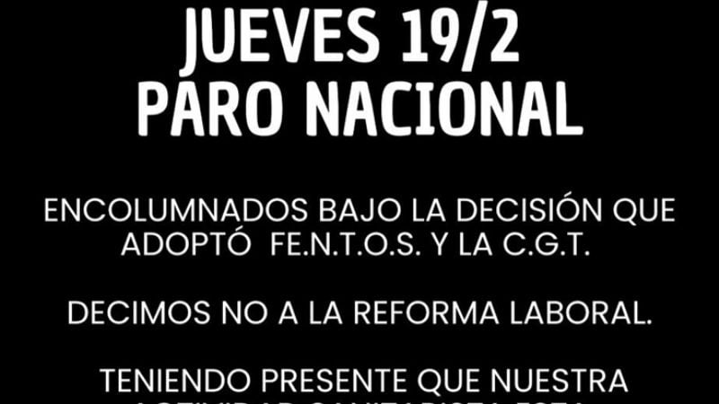 Aguas de Catamarca tampoco atenderá al público por el paro