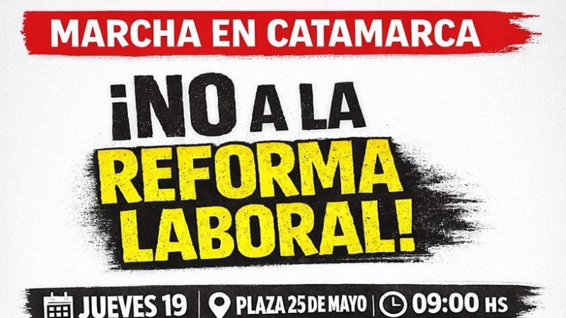 Convocan a una movilización en Plaza 25 de Mayo