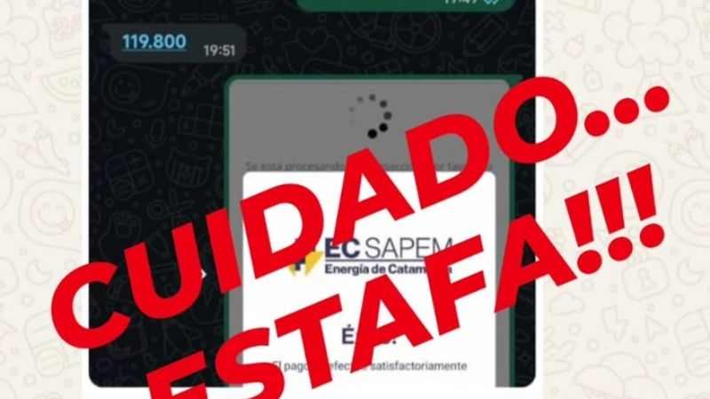 EC SAPEM advierte por una estafa