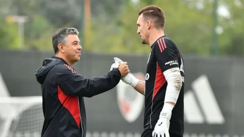 Armani, listo para volver atajar ante Vélez