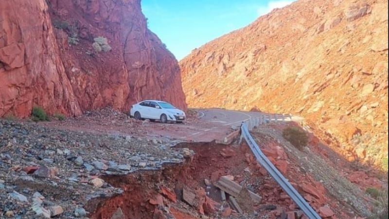 Continúa inhabilitada la RN 60, en Las Angosturas