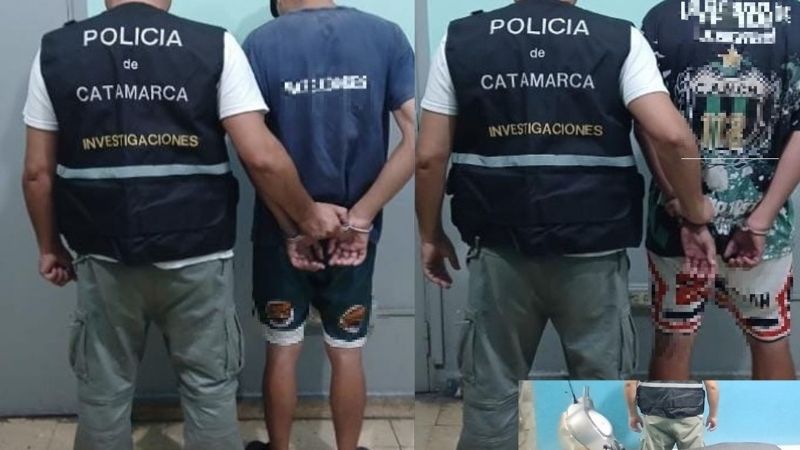 Circulaban en una moto robada y terminaron presos