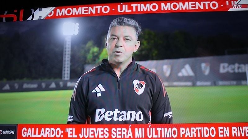 Marcelo Gallardo se va de River
