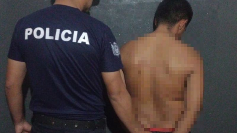 Aprehendido con elementos robados