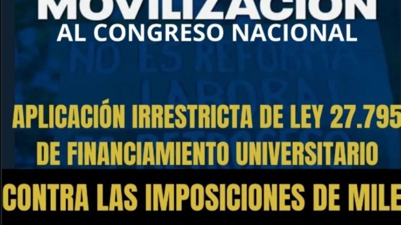 Docentes universitarios también con medida de fuerza