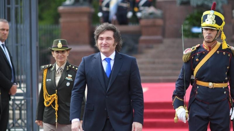 Milei ya está en Casa Rosada para asistir el Tedeum, sin la presencia de Victoria Villarruel