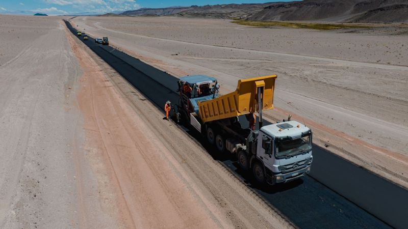 El Gobernador recorrió la emblemática obra de la Ruta 43