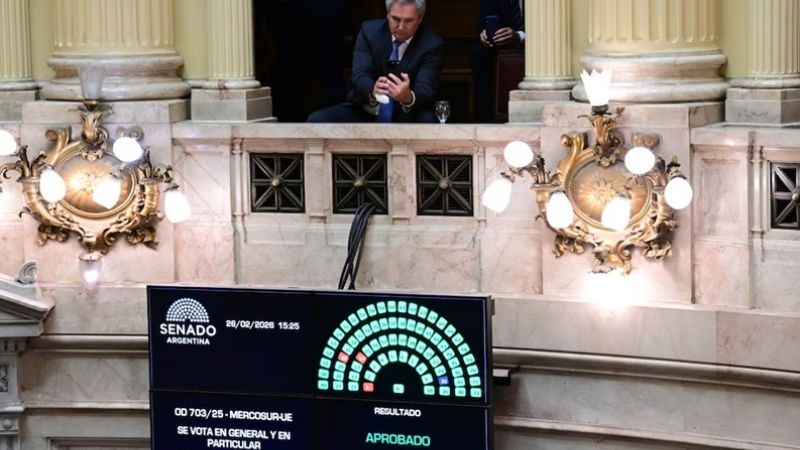 Argentina ratificó el acuerdo comercial entre el Mercosur y la Unión Europea