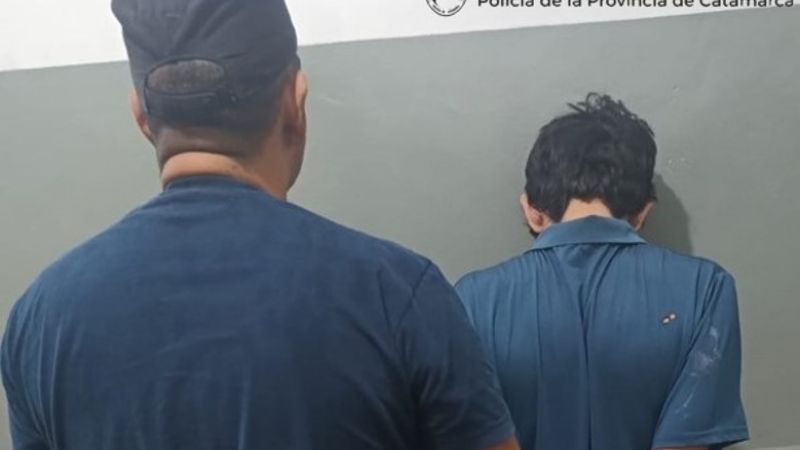 Aprehendieron a un hombre acusado de amenazar a su pareja con un cuchillo