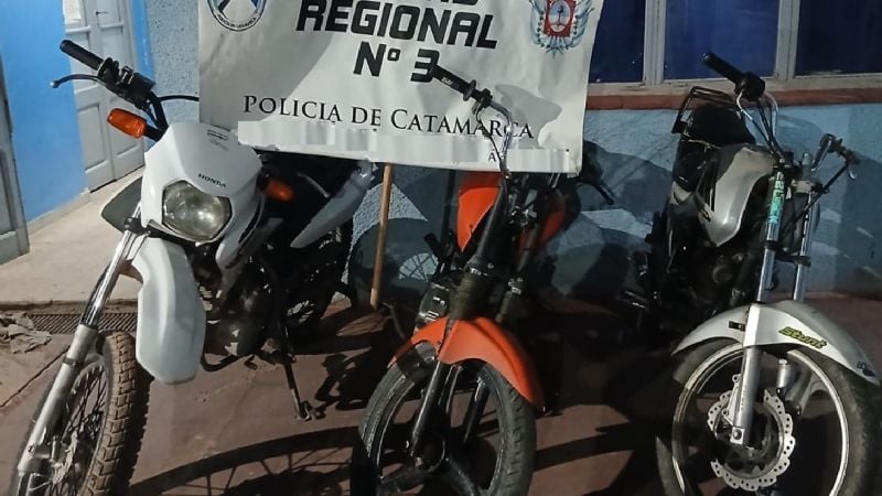 Operativos: dos arrestados y once motos secuestradas