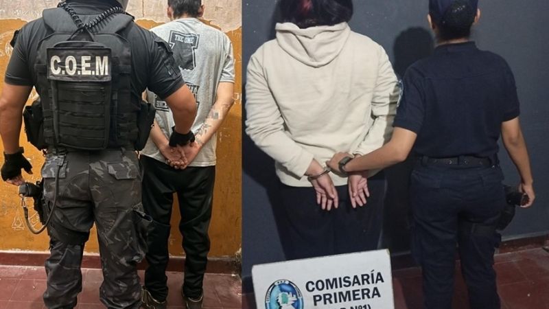 Motociclistas imprudentes terminaron en la comisaría