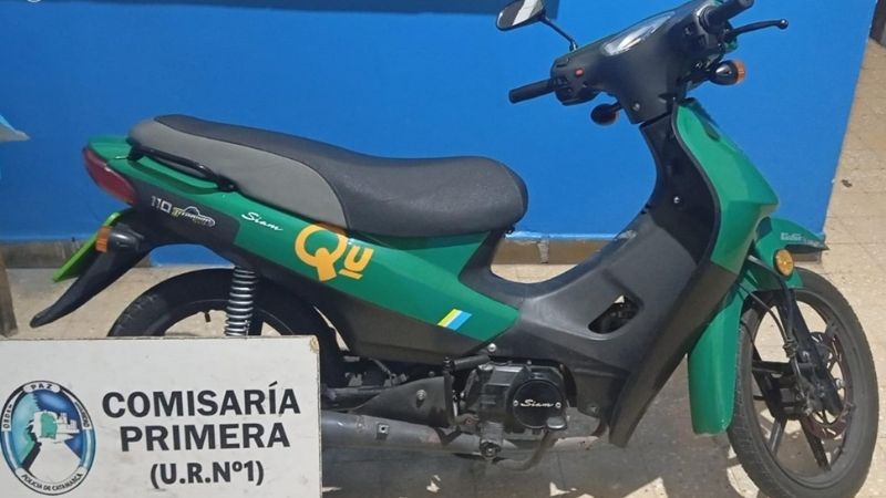 Motociclistas imprudentes terminaron en la comisaría