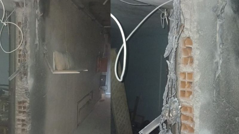 Susto en un hotel alojamiento por un incendio