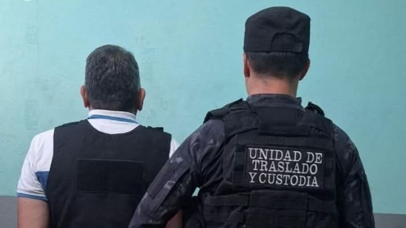 Con fuerte operativo, trasladaron a Guaraz al Servicio Penitenciario