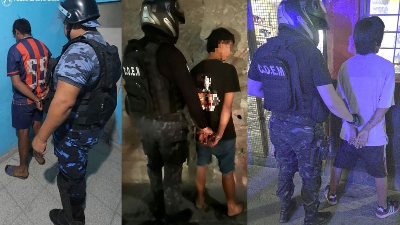Mega operativo de control policial en la provincia: 16 detenidos
