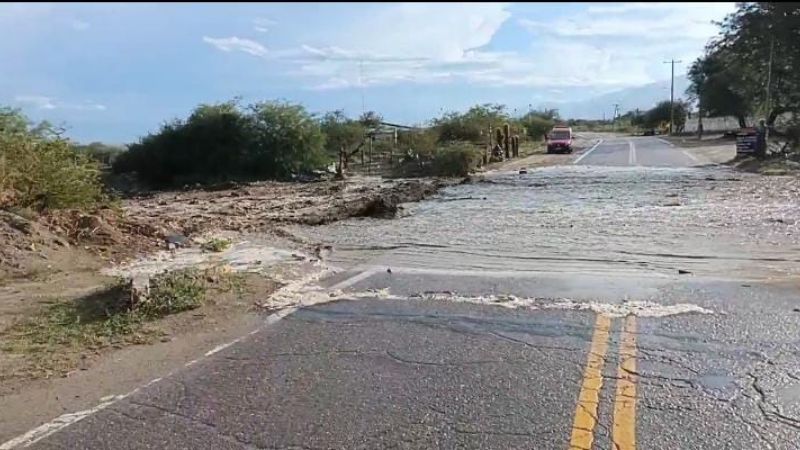 Corte total en la Ruta Nacional 40 por intensas lluvias