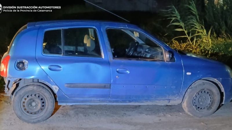 Recuperaron un automóvil robado y aprehendieron al presunto autor