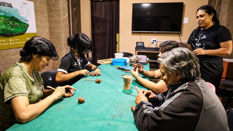 Adultos y niños participaron a pleno de las propuestas recreativas en Casa de la Puna y el Pueblo Perdido