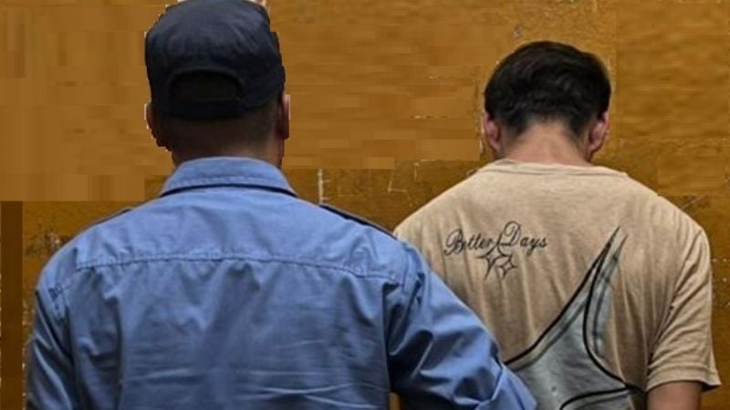 Agredió a su pareja y amenazó a un testigo