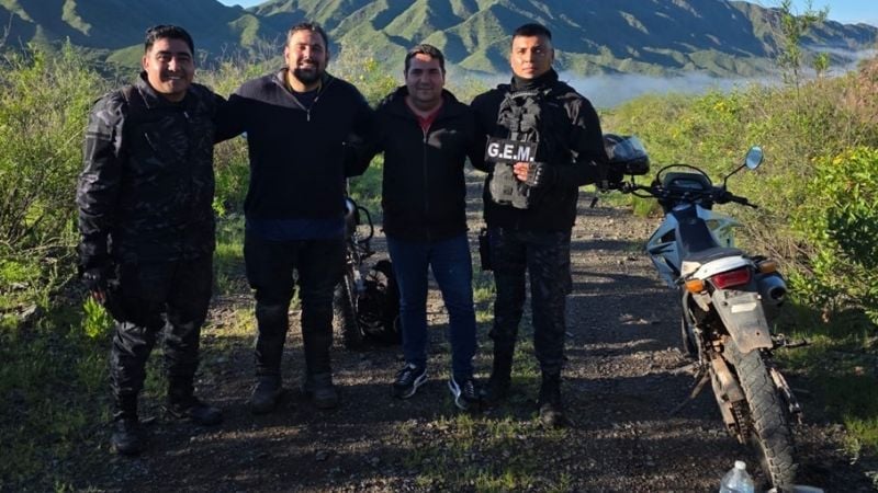 Hallaron a un joven extraviado en la zona montañosa de Belén